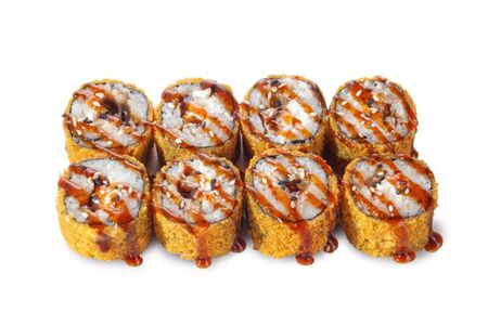 Жареный Унаги ролл