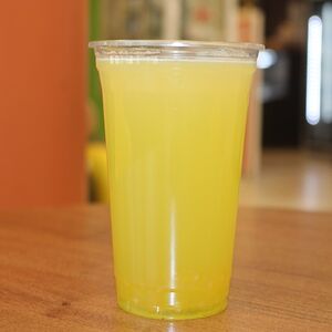 Бабл-ти миндально-апельсиновый