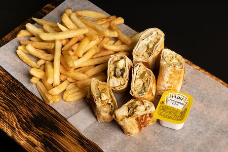 Донер с курицей ланч