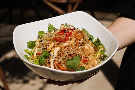 Фунчоза с курицей