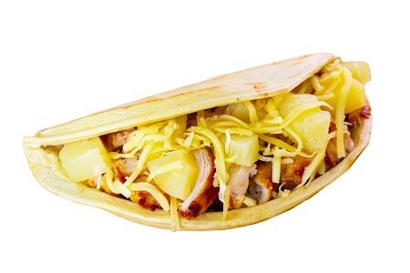 Пицца с ананасами 