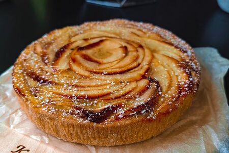 Тарт яблочный