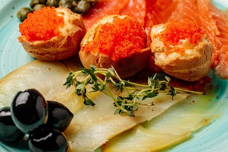 Дуэт из форели и масляной рыбы