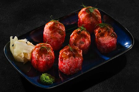 Запечённый Краб-лосось-унаги