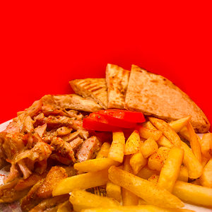 Гиро на тарелке классик