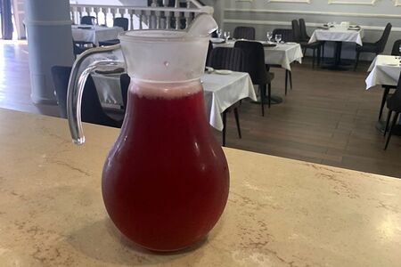 Морс из клюквы и черной смородины