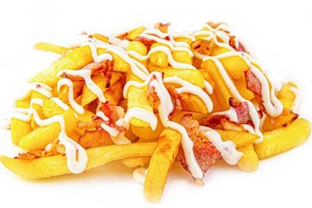 Картофель фри с беконом