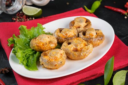 Шашлык из шампиньонов