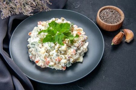 Оливье с курицей