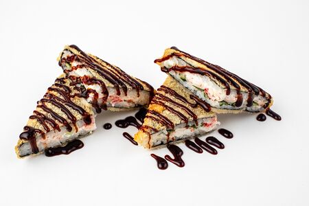 Жареный сэндвич с креветкой