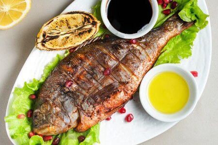 Дорадо на мангале