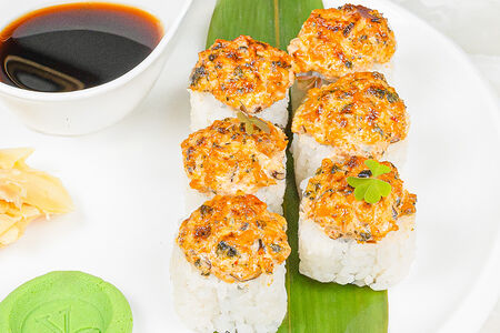 Запеченный ролл с угрём