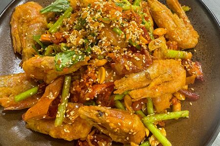 78. Хрустящие креветки