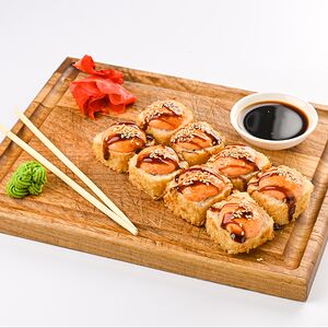 Аляска запеченная с курицей 