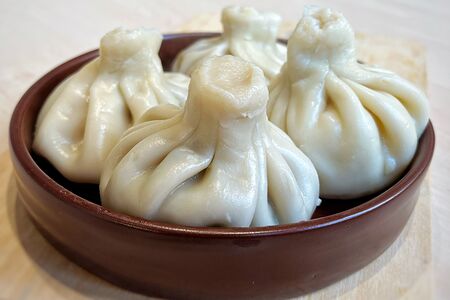 Хинкали с грибами