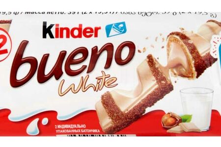 Kinder Bueno Батончик в белом шоколаде