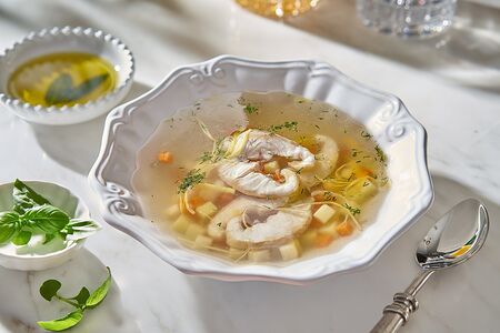 Наваристая уха из стерляди