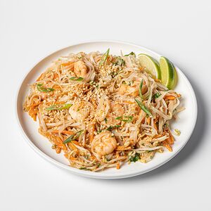 Лапша Пад тай с креветками