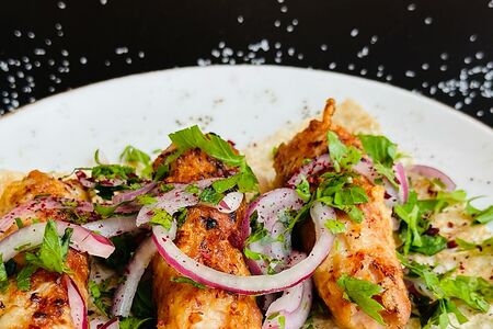 Люля-кебаб из курицы с сыром сулугуни