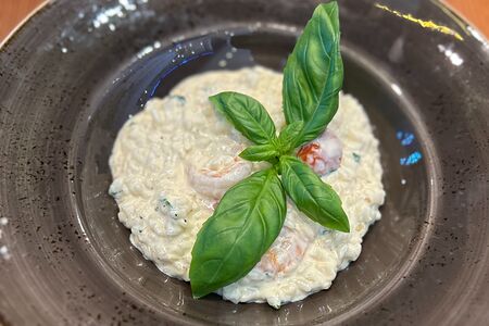 Ризотто с креветками