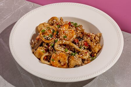Морской плов