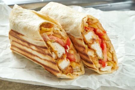 Шаурма с наггетсами 