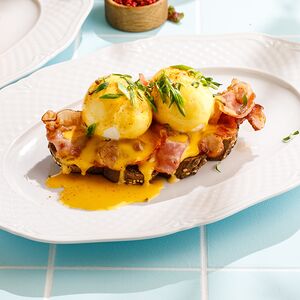 Бенедикт с беконом