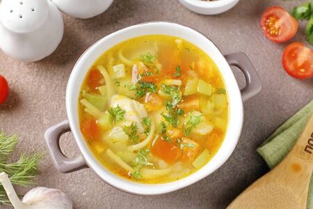 Суп куриный