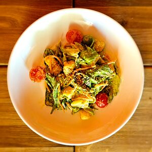 Домашний салат с тофу