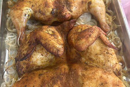 Курочка ряба табака по грузинский 