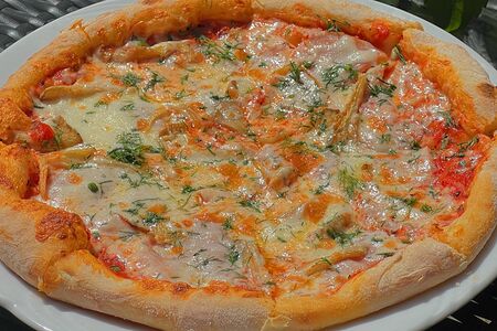 Ветчина с грибами 