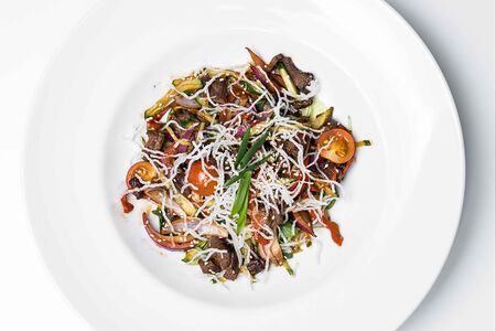 Салат Теплый с говядиной