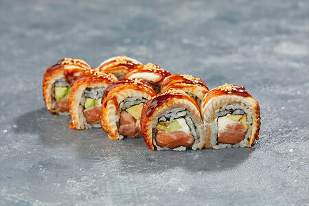 Унаги сяке ролл