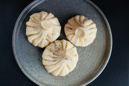 Хинкали с креветками 