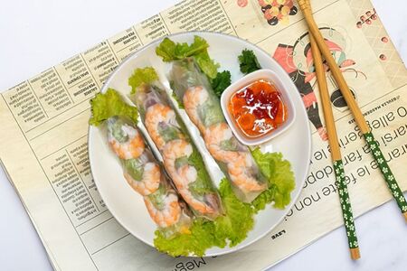 Спринг-ролл с креветкой