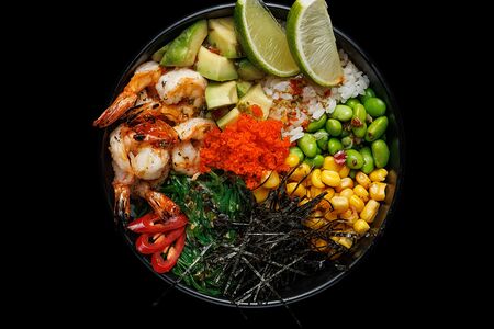 Поке с тигровой креветкой