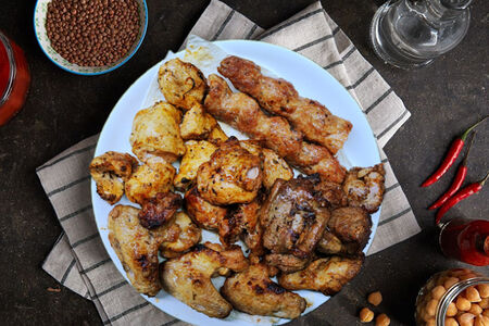 Ассорти шашлыков из мяса