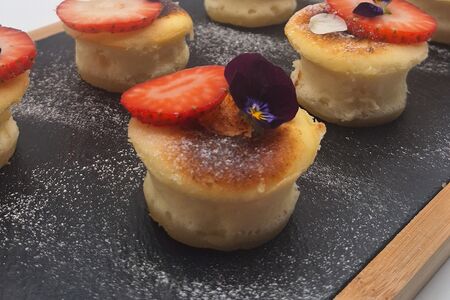 Чизкейк  с клубникой