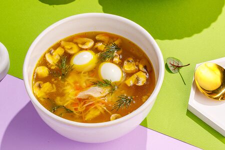 Домашний суп-лапша с курицей