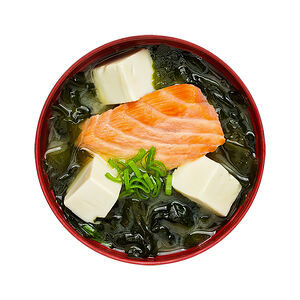 Мисо суп с лососем