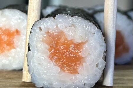 Мини с лососем