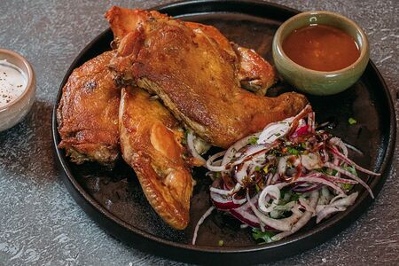 Цыпленок табака по-бакински