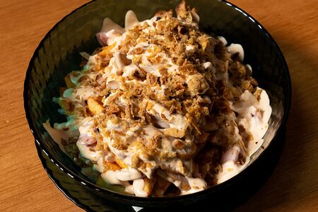 Кранч-обед с беконом и курицей