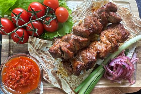 Шашлык из свиной шеи