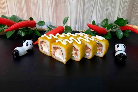 Франго темпура с беконом и курицей