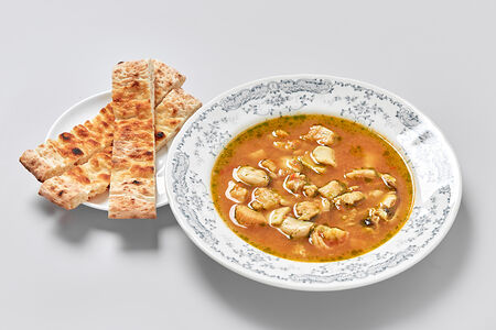 Суп с морепродуктами