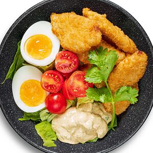 Цезарь по-азиатски с курицей