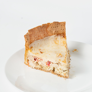 Киш индейка - грибы