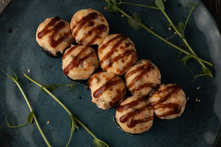 Запечённый с лососем