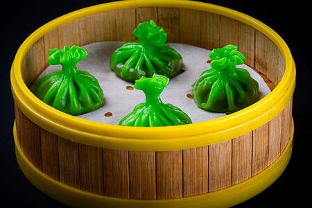 Димсамы с овощами